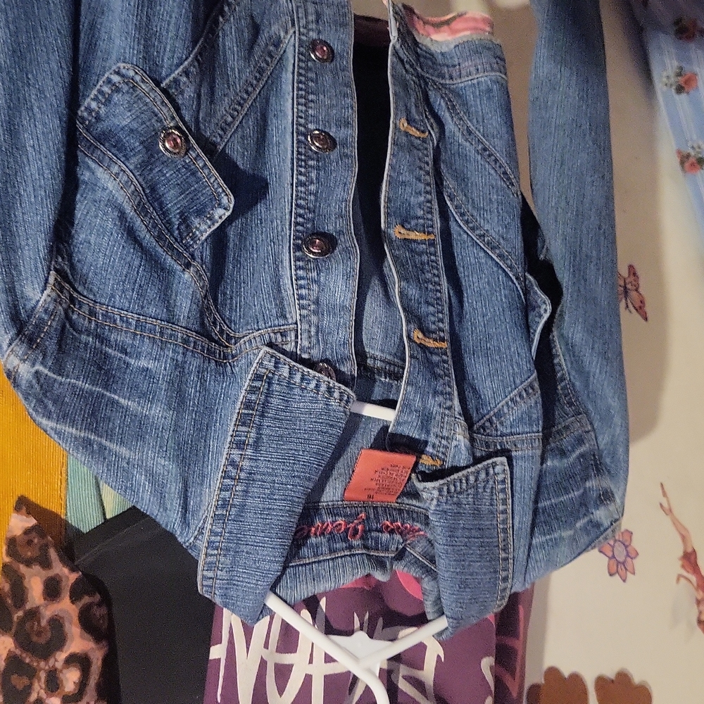Gently used girls size 16 jean jacket